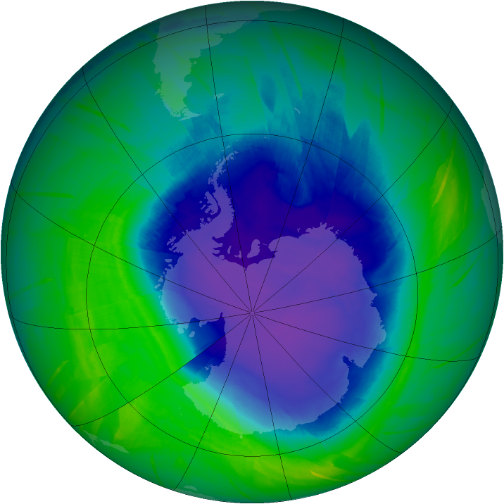 Ozone Map 2010-10-21